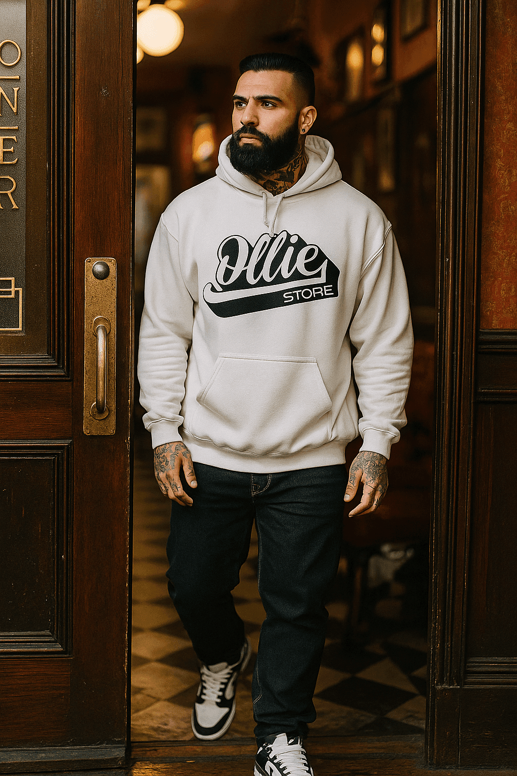 Sudadera Ollie Store Original – Blanca - Imagen 3