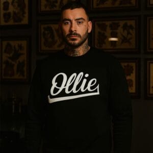 Sudadera Negra sin capucha– Básica Ollie Store | Streetwear
